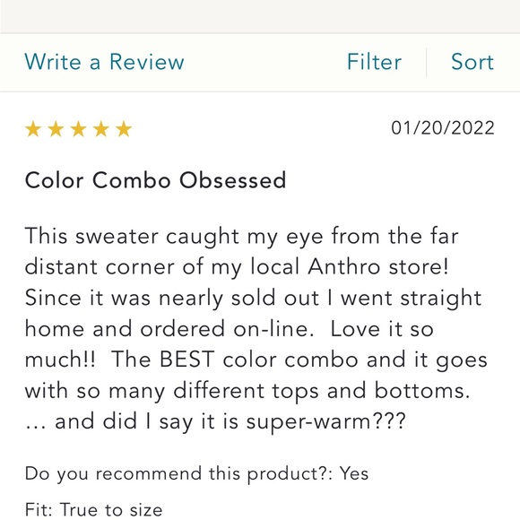 NWT ANTHROPOLOGIE field flower plaid wool sweater coat - Picture 6 of 6